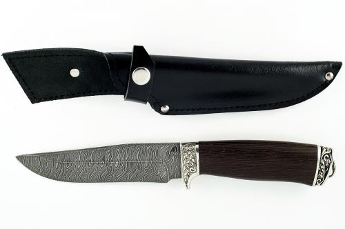 Нож Егерь, дам.ст.,литье,орех,/кап/ гравировка