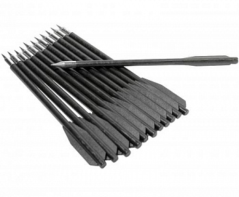 Дротики Man Kung для арбалета-пистолета, черн,плс., 6,5" (16,5 см) (12шт)