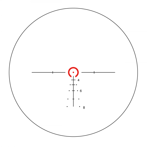 Прицел Taurus 1-6x24 SFP, сетка VTC-CMIL, 30 мм, азотозаполненный,подсветка крас