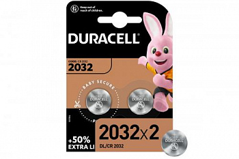 Батарейка литиевая CR 2032 Duracell 2xBL 3V