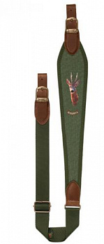 РЕМЕНЬ RISERVA СУКНО АППЛИКАЦИЯ КОСУЛЯ ЗЕЛЕНЫЙ 4024