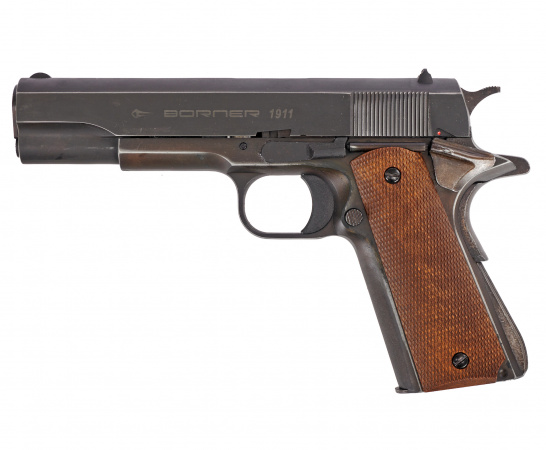 Пистолет пневм. BORNER 1911 Blowback кал. 4,5 мм/Bbs