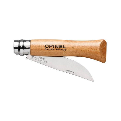 Нож Opinel №9, нержавеющая сталь, дубовая рукоять в картонной коробке 002424 Нож Opinel №9, нержавеющая сталь, дубовая рукоять в картонной коробке 002424