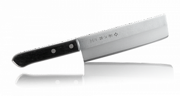 Нож овощной Кухонный TOJIRO Накири (F-300), длина лезвия 165 мм, F-300