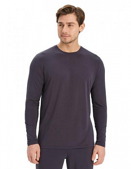 ЛОНГСЛИВ NORVEG BAMBOO ТЕМНО-СЕРЫЙ