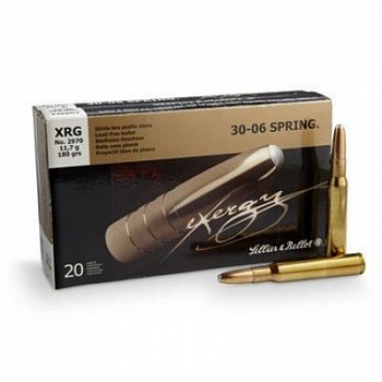 Патрон к.30-06 11,7гр SPR XRG EXERGY п/об Sellier&Bellot 1уп/20шт
