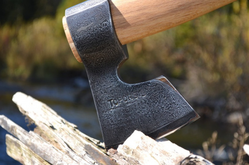 Топорик "Турист" из дамаска