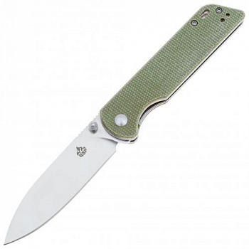 Нож QS102-G Parrot складной рук-ть зеленая микарта клинок D2 Нож QS102-G Parrot складной рук-ть зеленая микарта клинок D2