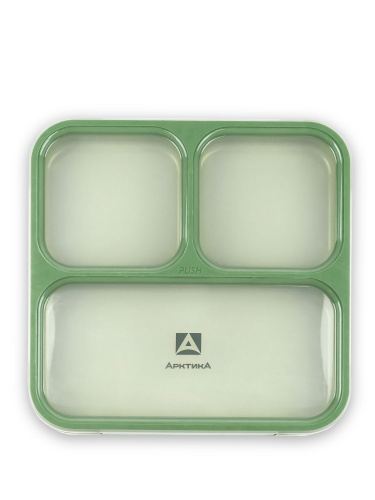 Ланчбокс  "Арктика" 033-800, зеленый/бежевый