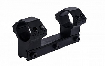 Кронштейн моноблок с кольцами 25,4мм на планку 11-12мм с упором FT-M-A087
