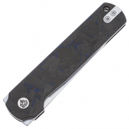 Нож QS144-E Lark - складной, рук-ть черно-синий карбон, клинок 14C28N