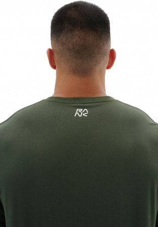 ФУТБОЛКА RANK MAN, RISEN LEFT CHEST, KHAKI 1005037-300