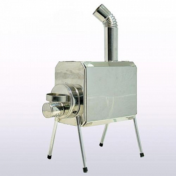 Печка для палатки "Турист" 15 л с экранами (встроенный искрогаситель)