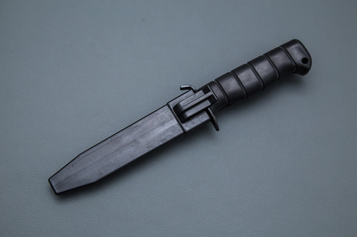 Нож НКВД-1, ст.У8 рук. Elastron, чехол пластик