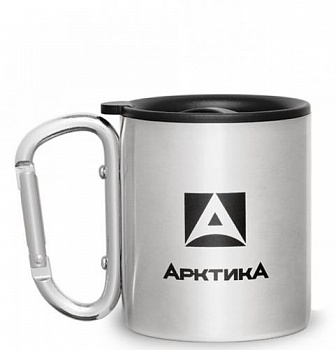 Термокружка невакуумная «Арктика» 801-200К с карабином