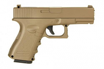 Пистолет софтэйр GALAXY G.15D пружинный (Glock 23, песчаный цвет), кал. 6мм