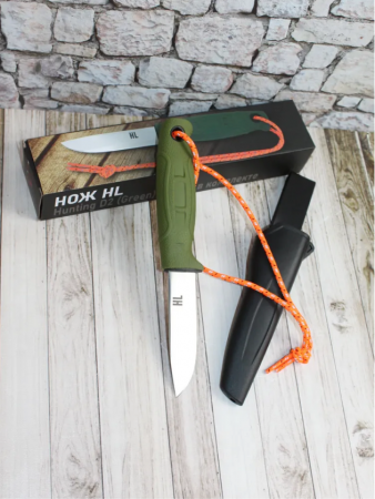 Нож HL Hunting D2 Green, клинок 10см