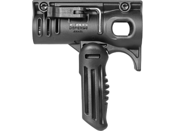 Складная тактическая рукоять с креплением для фонаря диаметром 1 дюйм