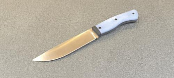 Нож Тигр, ст.D-2, ц.м. рук.G10 серый, чехл.кайдекс