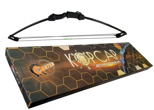 Лук детский блочный Centershot Корсар черный (с комплектацией)