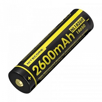 Аккумм NITECORE NL1826R 18650 USB 2600 Li-ion 3.7v