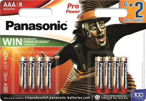 Э/п Panasonic Pro Power LR3/286 8BL 6+2F Cirque du Soleil