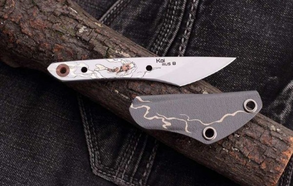 Нож киридаши "KOI" s/w (AUS8)