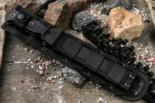 Нож MAXIMUS Sleipner TW G10-BH Black (TacWash, G10 Black Handle, Black MOLLE