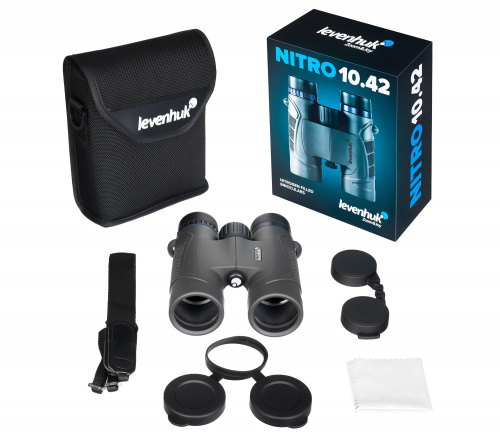 Бинокль Levenhuk Nitro 10x42 Бинокль Levenhuk Nitro 10x42