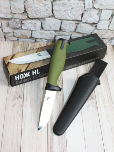 Нож HL Outdoor D2 Green+Black, клинок 9см