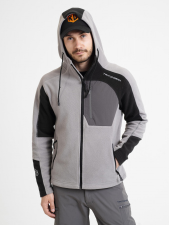 ТОЛСТОВКА ROVER HOOD  (ФЛИС, СЕРЫЙ) TRITONGEAR