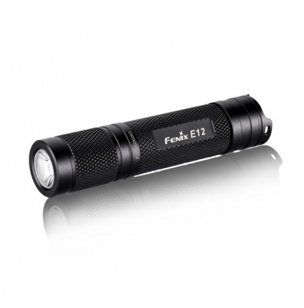 Фонарь Fenix E12 черный с батарейкой