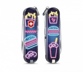 Нож 0.6223.L1906 -брелок "Burger Bar"