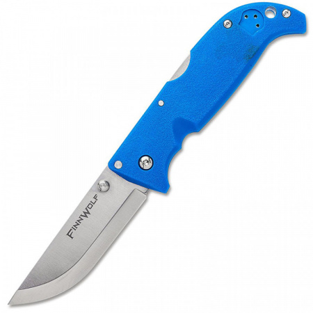 Нож CS_20NPG Finn Wolf Blue - склад., рук-ть синий пластик, клинок AUS 8A