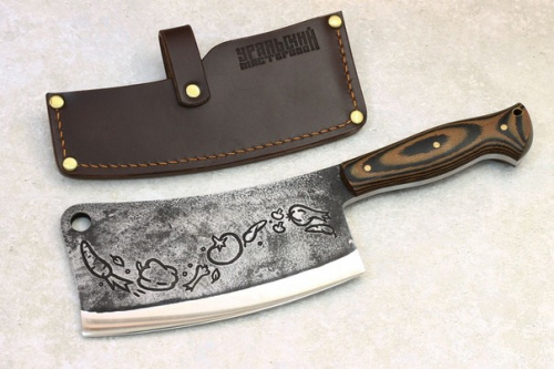 Тяпка с травлением рисунков