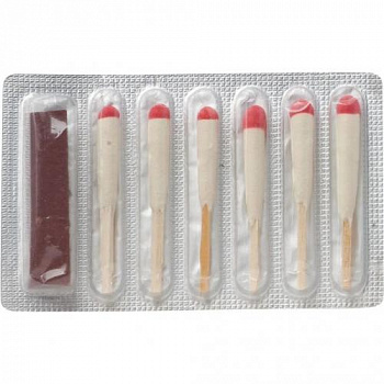 Спички охотничьи (водоветроустойчивые) 43мм 20шт