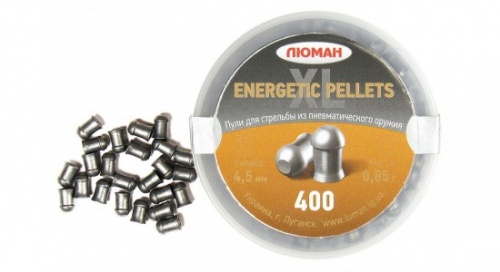 Пуля пневм. "Energetic pellets XL", 0,85 г. 4,5 мм. (400 шт.) (36 в упаковке)