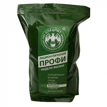 Рацион питания ПРОФИ меню ПЯТНИЦА
