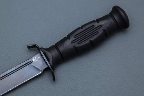 Нож НКВД , ст У8, рукоять Elastron , чехол пластик