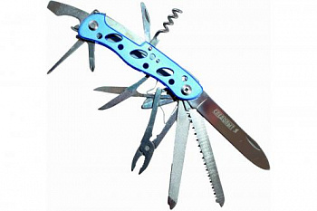 Мультитул "СЛЕДОПЫТ", бол., 11 предметов, в чехле, в коробке