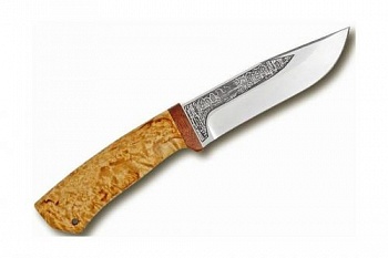 Нож туристический "Турист" карельская береза, 95х18