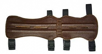 Крага охотничья 33см кожа