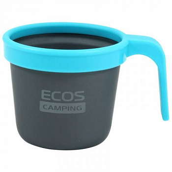 Кружка походная с пластиковой ручкой CT079. 280 мл