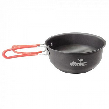 Тарелка алюминиевая Tramp со скл. ручками 600мл. (600 мл.)