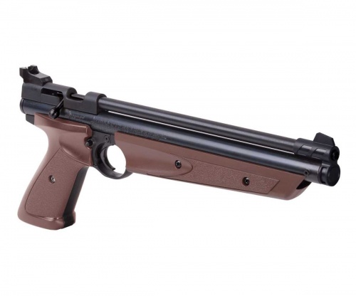 Пистолет пневм. Crosman P1377BR American Classic Brown (накачка), кал.4,5 мм