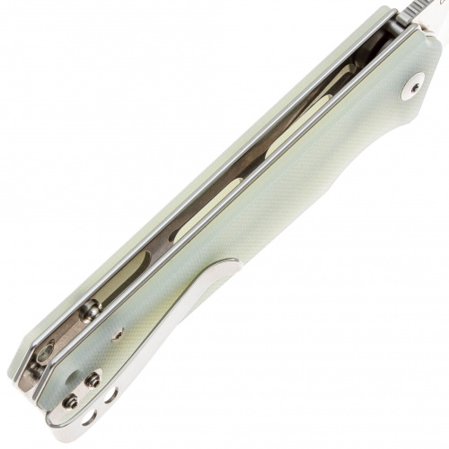 Нож QS111-J1 Mamba V2 -складной, рукоять прозрачная G10, клинок D2