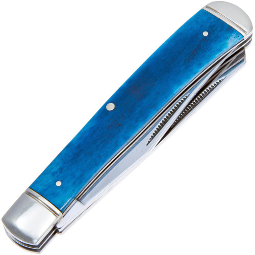 Нож CS_FL-TRPR-B Trapper - складной, рук-ть синяя кость, клинок 8Cr13MoV