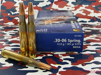 Патрон к.30-06 12,0гр Mega SP Lapua 1шт