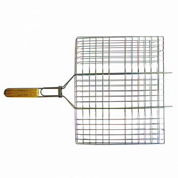 Решетка-гриль Totem хром плоск бол 40*30см (сталь, хром.покрытие)