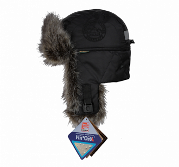 Шапка-ушанка NordKappTalvi Badger MX Black 577